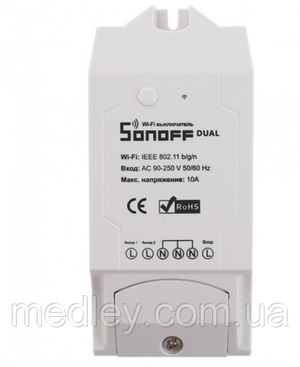 Sonoff Dual 2-Канальный WiFi Выключатель